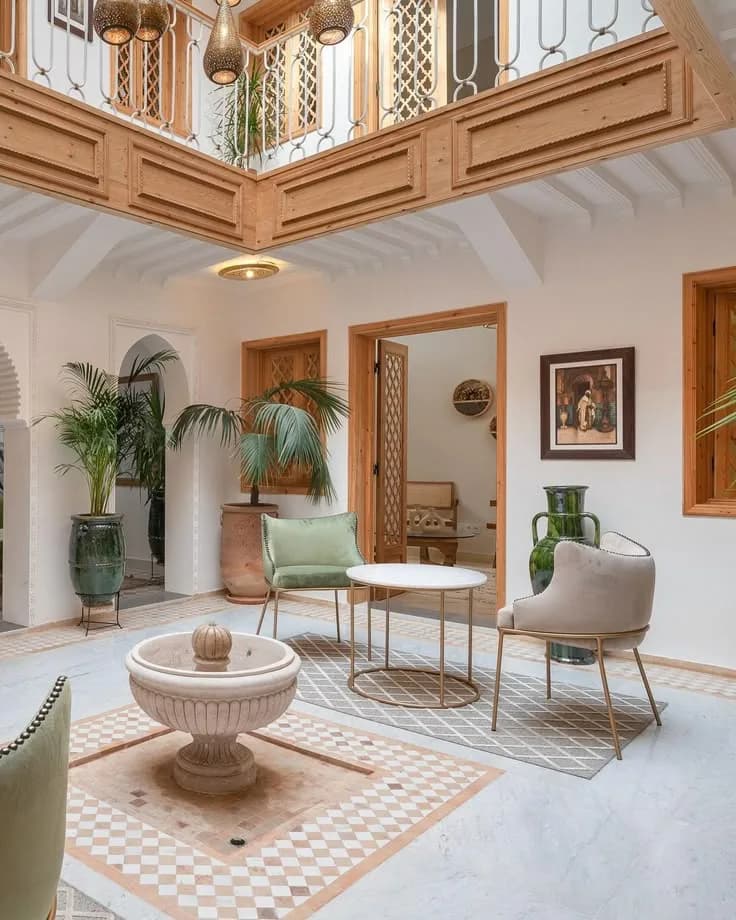 Intérieur résidentiel élégant à Prestigia Rabat